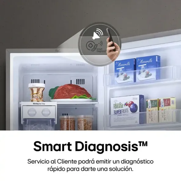 Nevera LG No Frost Congelador Superior 334 Litros VT34KPM Negra