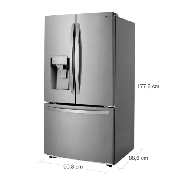 Nevecon LG Tipo Europeo 793 Litros GM78SGP Gris