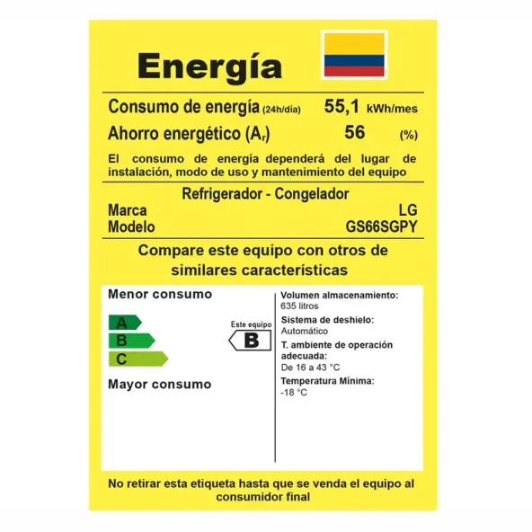 Nevecón LG InstaView Side by Side 635 Litros GS66GPY Gris