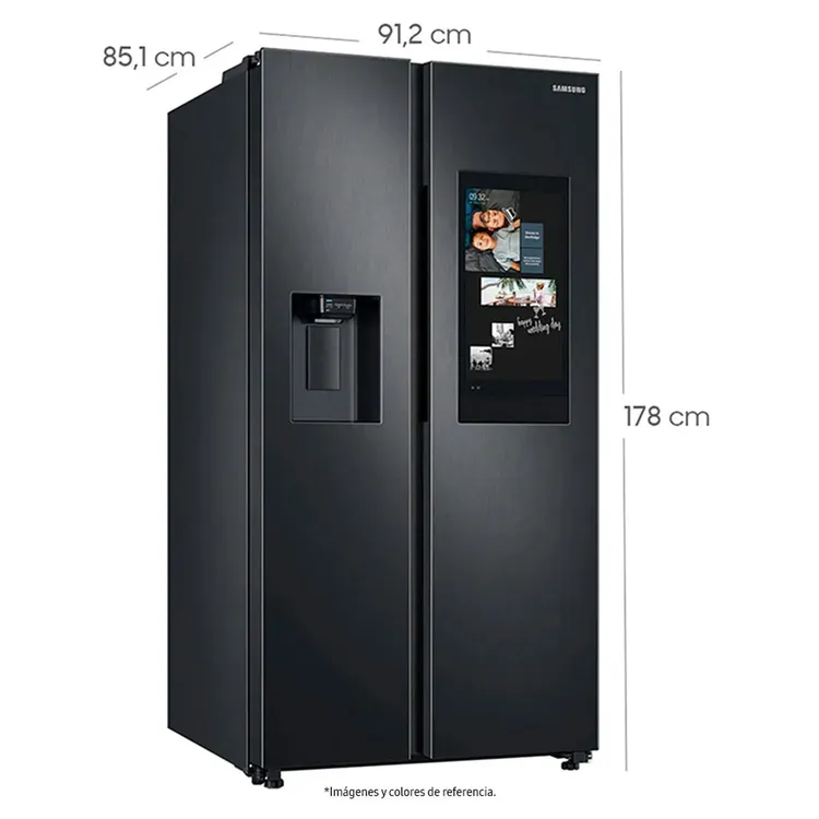 Nevecón SAMSUNG Family Hub Side by Side 758 Litros RS27T5561B1/CO Grafito