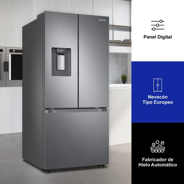 Nevecón SAMSUNG Tipo Europeo 625 Litros Brutos RF22A4220S9/CO Gris