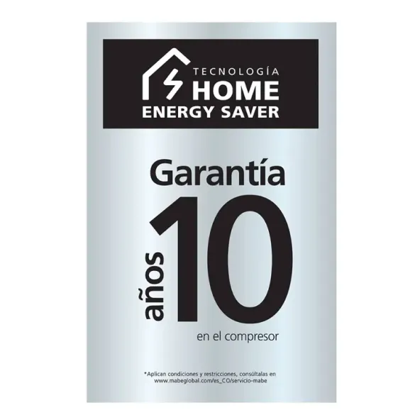 Nevera MABE No Frost Congelador Superior 230 Litros RMA247PJCG Grafito