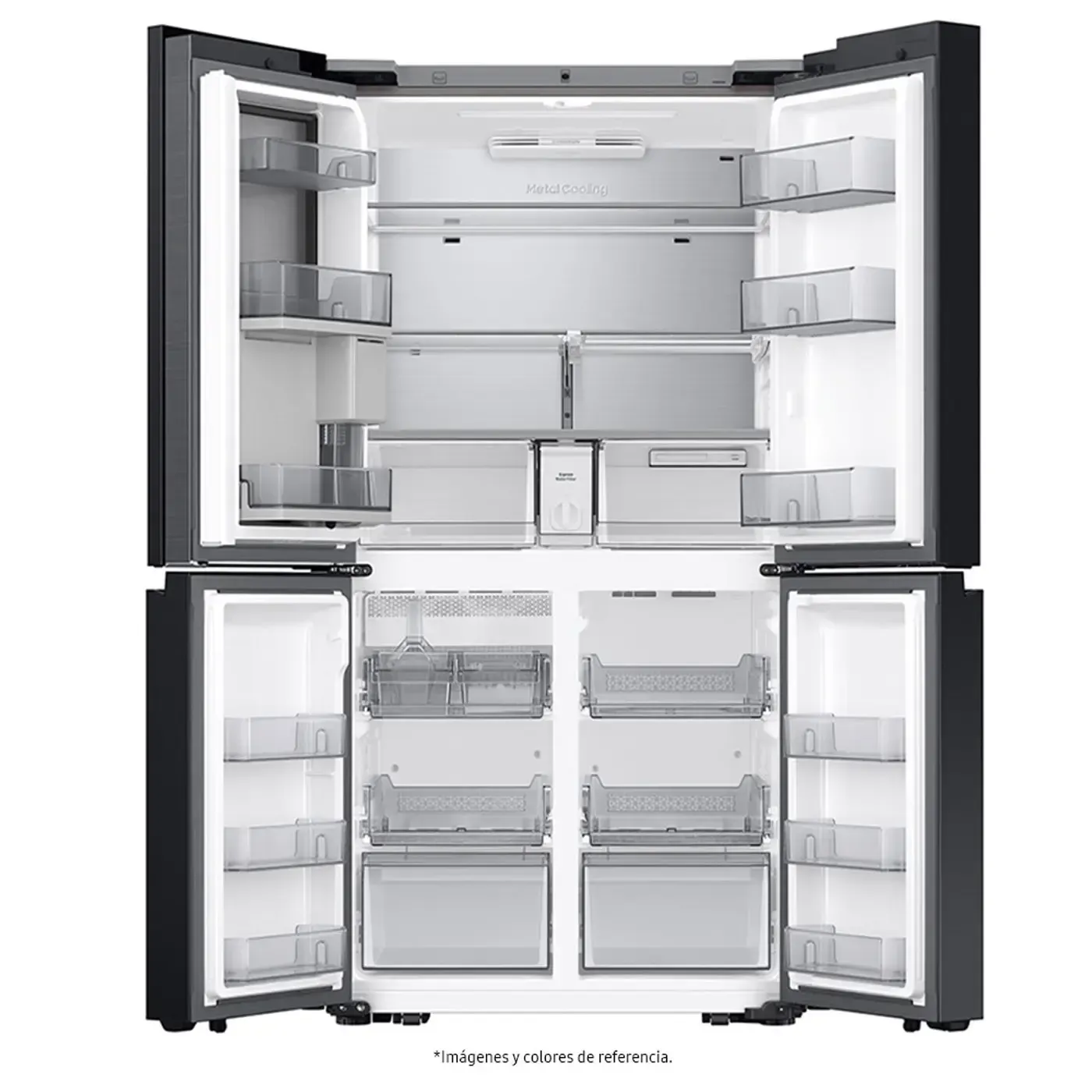 Nevecón SAMSUNG Family Hub™ BESPOKE Tipo Europeo 809 Litros RF29DB995012CO Blanco