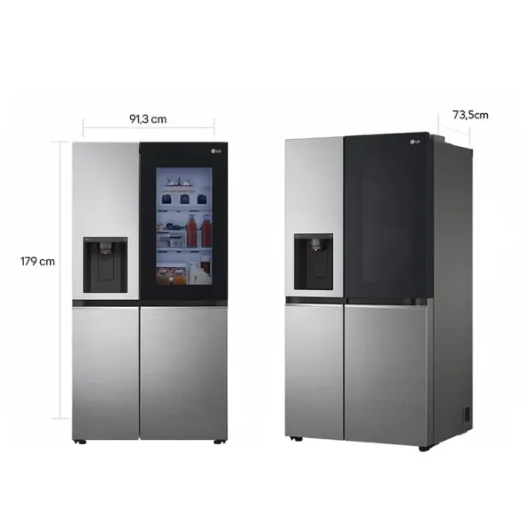 Nevecón LG InstaView Side by Side 635 Litros GS66GPY Gris