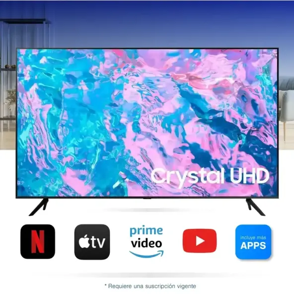 TV SAMSUNG 75"  75CU7000 4K-UHD LED Smart TV