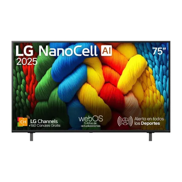 TV LG 75"  75NANO80 4K-UHD NanoCell Smart TV Con IA